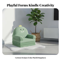 transformable Flip-Open Sofa Foldable Toddler Couch Soft Fabric for children, Toddlers