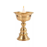 Tibetan Style Alloy LED Electronic Butter Lamp