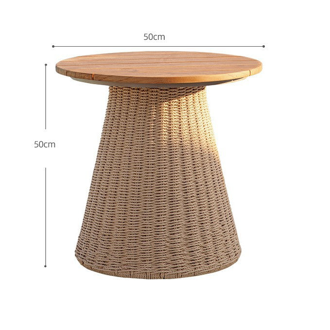 50CM Rattan Table