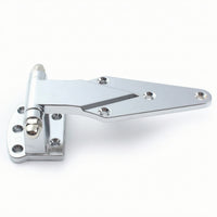 Surface Mount Hinge Polished Strap Hinge Hardware Easy to Install Steel for DIYers, Cabinet Doors, Ovens