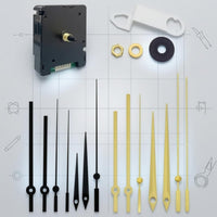 Automatic Time Setting DCF Radio Clock Movement Threaded Brass Shaft Radio Controlled Clock Movement Mounting Hardware Timekeeping Parts Hanging Bracket