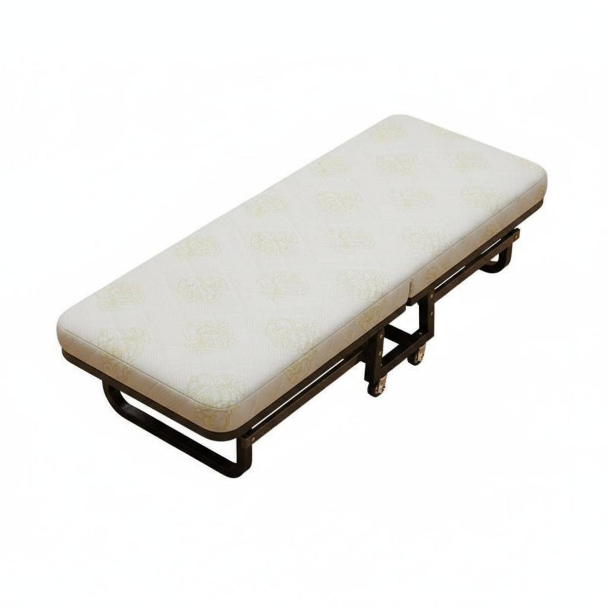 Folding Bed Portable Guest Bed Single Rest Cot Mattress Sturdy Frame Space Saving Design Suitable for Office Home Hospital Camping