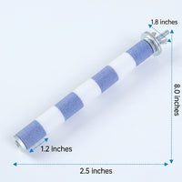 Parrot Perch Stainless Steel Grinding Rod, Straight Bird Stand for Parrot Grooming and Foot Care, Bird Perch for Budgie and Cockatiel