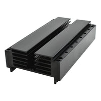 Aluminum Heatsink for Amplifier, CNC Machined Electronic Heat Sink Profile