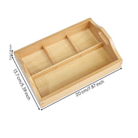 Educational Tray with Dividers Divided for Preschool, Homeschool, Preschoolers