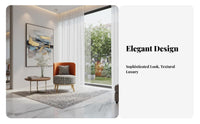 3 Pieces 2 Shellrear Chairs with Side Table Light Luxury Design Conversation Set Minimalist design areaSaving for salon