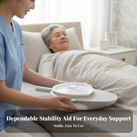 Unisex Design Bedpan with Lid Easy to Clean Personal Care Aid Spill-Resistant Toileting Container Ergonomic Shape for Bedridden Patients, Elderly, Caregivers, in-Bed, Nursing Home, Hospital