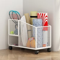 Metal Storage Rack for Fitness Equipment and Yoga Mats