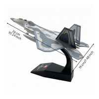 1/100 Twin-Tail Fighter Jet Model Printed Panel Markings Fifth-Generation Fighter Jet Model Giftairplane