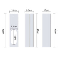 4pcs43-140cm带扁嘴130mm挡板43cm 10cm空调可调式窗户密封板套