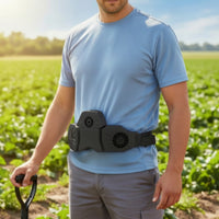 Handsunrestricted Wearable Belt Fan Slim Design Belt Fan Lightweight Compact for Commuters
