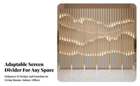 Foldable Multi-Panel Folding Screen Portable 4-Panel Folding Screen Mobile Room Divider Self-Standingstanding for Homeowners, Office Workers, Business Owners, Beauty Salon, Entrance Hall, Bedroom, Studio Apartment