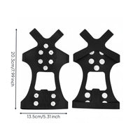 Anti Slip Shoe Spikes over-Shoe Ice Cleats High Traction Cleats for Shoes for Elderly