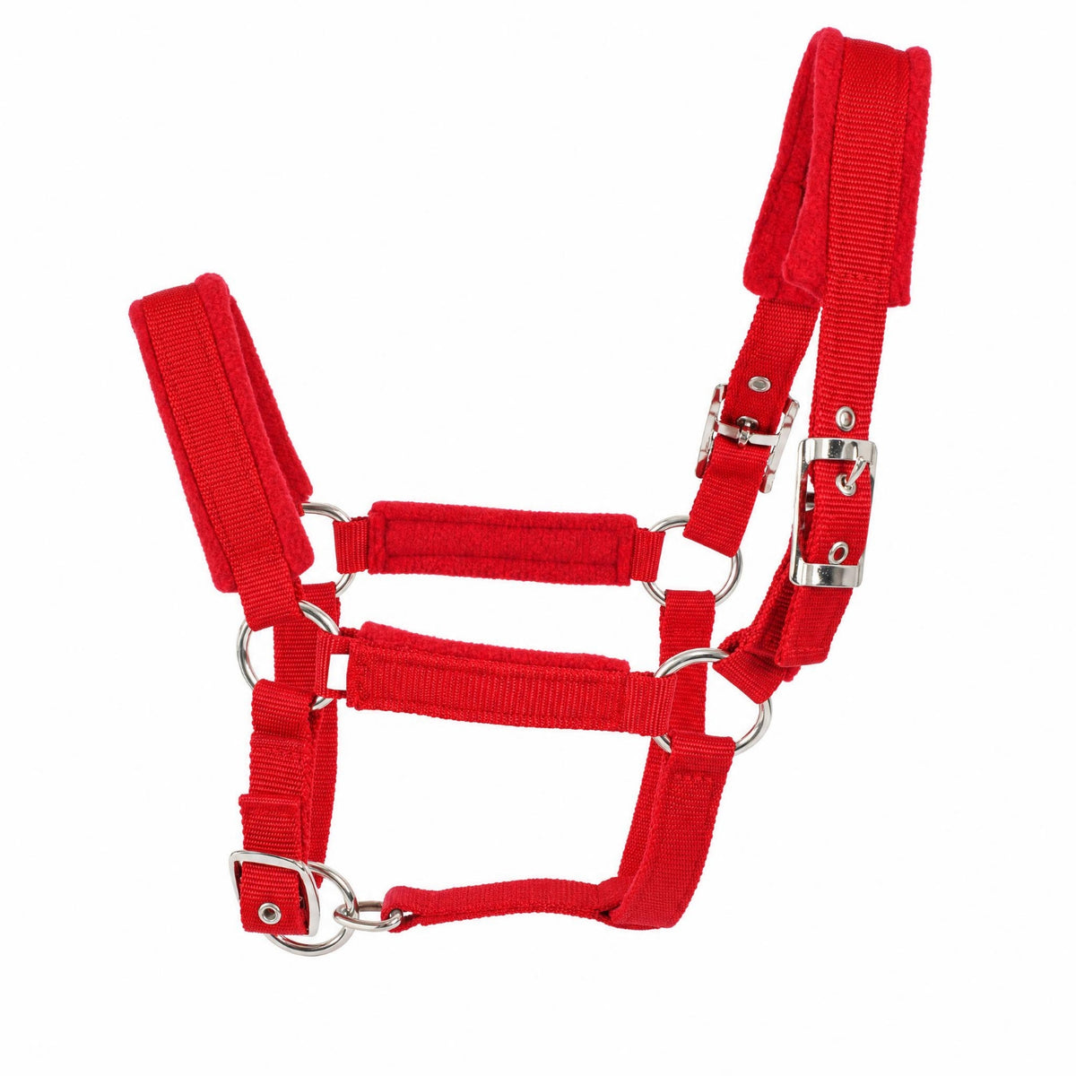 Adjustable Halter with Padded Nose Nylon Horse Halter Long-Lasting Tack Strong for Training