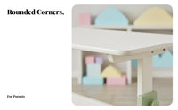 Height-Adjustable kids' Desk Sturdy Construction children's Furniture for Home