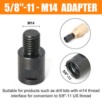Cross-Border Hole Saw Drill Bit Conversion Adapter M10 to M14 to American Thread Connector for Angle Grinder