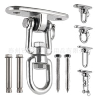 304 Stainless Steel 360° Rotating Ceiling Mount Hook for Swings, Hammocks, and Hanging Chairs