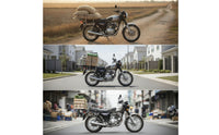 Motorcycle Rear Cargo Rack Stable Rear Cargo Rack Silver for Motorcyclists