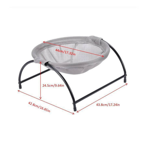 Breathable Mesh Feline Bed Comfortable Mesh Feline Sling Steel Frame