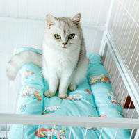 Cotton Pet Bed Mat for Dogs and Cats, All Seasons Crate Pad and Sleeping Mat