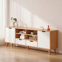 TV Stand with Storage NordicTV Stand Cabinet Modern Media Console for Living Room, Apartment