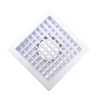ABS Square Air Vent Diffuser for Central Air Conditioning and Ventilation Systems