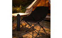 Adjustable Folding Camping Chair Padded Folding Moon Chair Foldable Portable for Campers, Beachgoers, Beach, Picnics