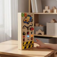 Steering Wheel Board LED Lights Car Dashboard Toy Fine Movement Skills