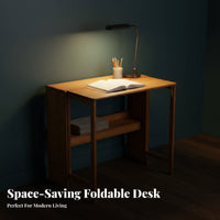 Foldable Computer Desk Portable Small Folding Desk Installationcomplimentary for Bedroom