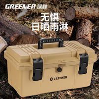 绿林工具箱工业级家用五金多功能电工车载维修收纳盒套装美术工具