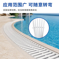 Pool Grate I-Beam Overflow Grate Swimming Pool Overflow Gutter Grate Drain Grate Trench Cover Direct Supply