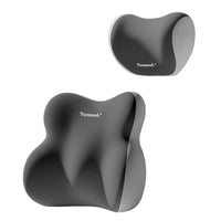 New Car Headrest and Lumbar Support Set with Two-Tone Design