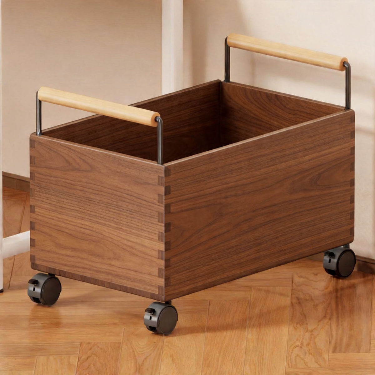Book Storage Box with Wheels, Mobile, Large Capacity, for Home, Classroom, Organizer