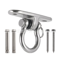 304 Stainless Steel 360° Rotating Ceiling Mount Hook for Swings, Hammocks, and Hanging Chairs