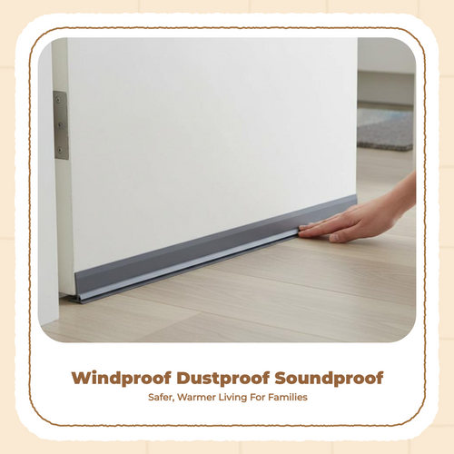 Soundproof door strip, tight seal