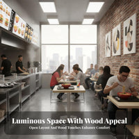 Table and Seating set Modern Minimalist & design for refreshment counters, Cafeterias