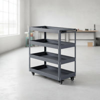 Metal Rolling Tool Cart Mobile Tool Cart with Wheels Sturdy Storage Organizer Portable for Mechanics, Auto Repair Shop