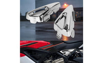ABS Motorcycle Battery Cover Side Frame Panels Brand New Side Cover with Frame Easy Installation Attractive for Custom Builds