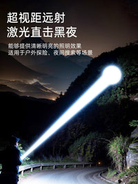 硕森2026新款强光超亮手电筒充电式耐用户外战术便携小型家用照明