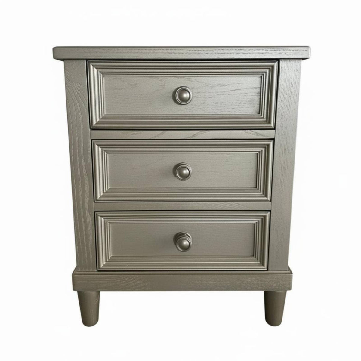 3-Drawer Nightstand Vintage design Bedside Table Distressed Finish French Country Design for Adults, Students, Hallway, Entryway