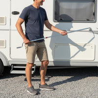 RV Awning Crank Long-Lasting Metal Awning Crank Handle Portable Comfortable Grip for Campers, Travel
