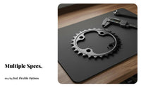 Mountain Bike Chain Gear Effortless Shifting 104BCD Chain Gear Mountain Bike Crankset Gear CNC Aluminum Cycle Chainwheel High