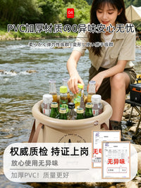 日本折叠盆便携式旅行洗衣服提手大号出差神器必备酒店洗脸泡脚袋