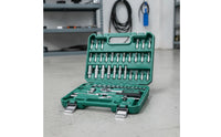 Socket Wrench Set with Case Organized Socket Wrench Kit Portable Car Repair Tool Kit for Practical Hobbyists, Garage, Roadside Emergency