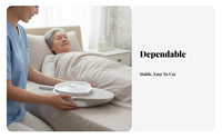 Unisex Design Bedpan with Lid Easy to Clean Personal Care Aid Spill-Resistant Toileting Container Ergonomic Shape for Bedridden Patients, Elderly, Caregivers, in-Bed, Nursing Home, Hospital