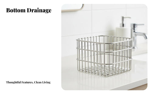 2-Tier Vanity Shelf Rustresistant 2-Tier Organizer Space-Saving for Bathroom, Women