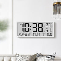 LCD Wall Clock with Month Display and Large Screen