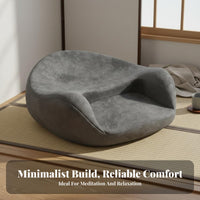 Ergonomic Meditation Cushion Non-Collapsing Cross-Legged Sitting Cushion Long-Lasting Support Memory Foam Floor Chair for Adults, Relaxation, Tea Room