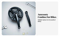 Triple Chainring Crankset Long-Lasting Mountain Bike Crankset Bike Chainring with Guard Sturdy Cycle Crank Limb Set