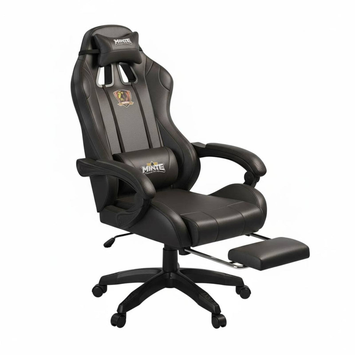 Highspine-supporting Reclining Chair with Footrest 360-Degree rotating for Bedroom, Streamers